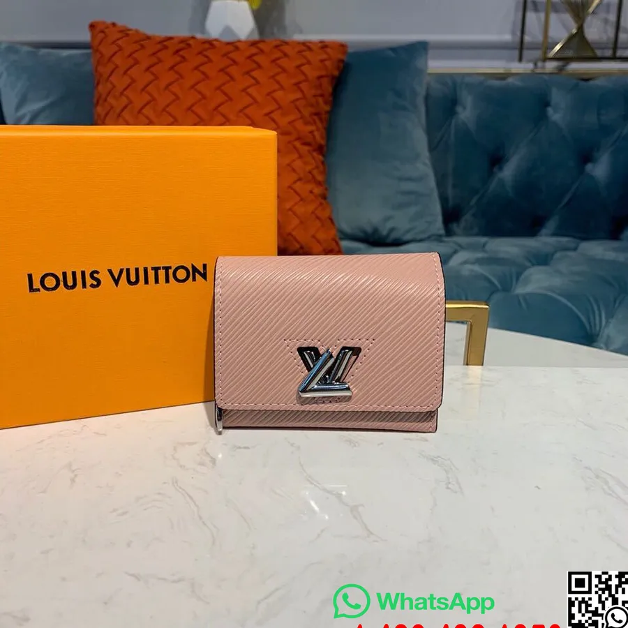 Portafoglio Louis Vuitton Twist Xs 10 Cm Tela Epi Collezione Autunno/inverno 2019 M63323, Ballerina Rosa