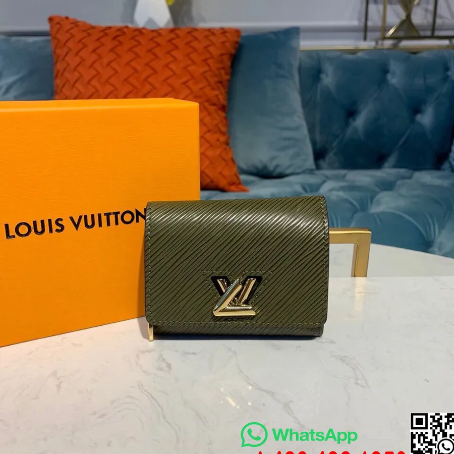 Portafoglio Louis Vuitton Twist Xs 10 Cm Tela Epi Collezione Autunno/inverno 2019 M67580, Quarzo Fango