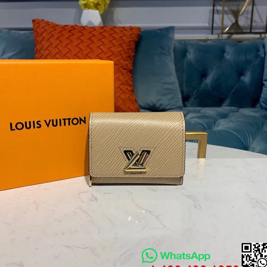 Portafoglio Louis Vuitton Twist Xs 10cm Tela Epi Collezione Autunno/inverno 2019 M67671, Galet