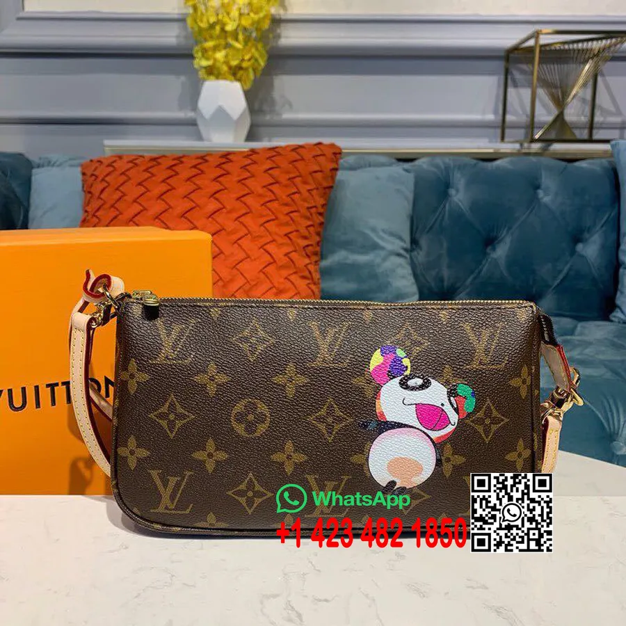 Acessórios Pochette Louis Vuitton 22 Cm Tela Monograma Coleção Outono / Inverno 2019 M51980, Marrom