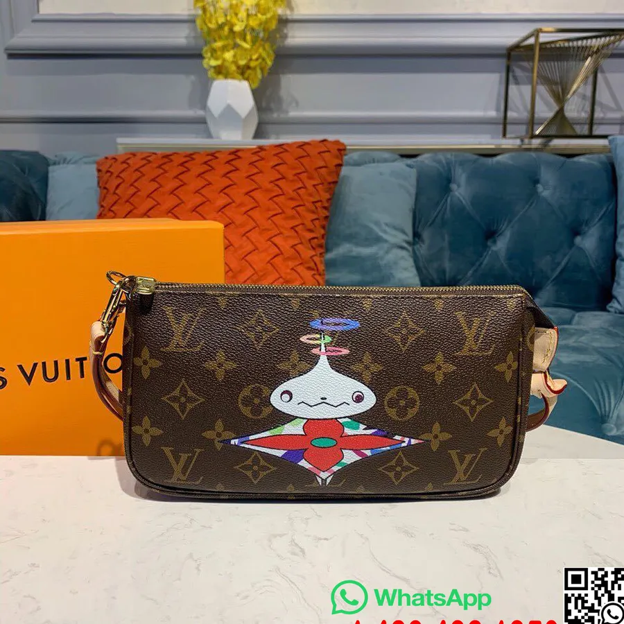 Acessórios Pochette Louis Vuitton 22 Cm Tela Monograma Coleção Outono / Inverno 2019 M51980, Marrom