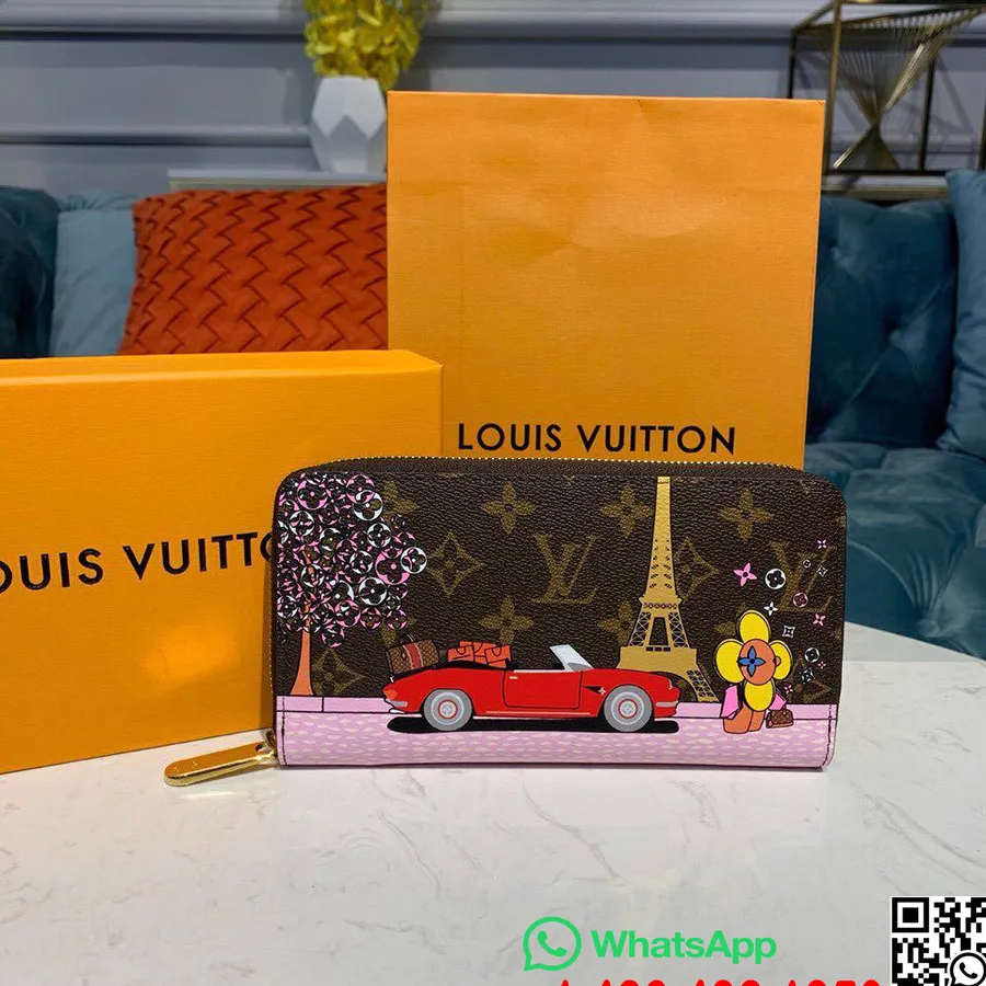 Carteira Zippy Louis Vuitton 20 Cm Tela Com Monograma Coleção Outono / Inverno 2018 M60017, Marrom