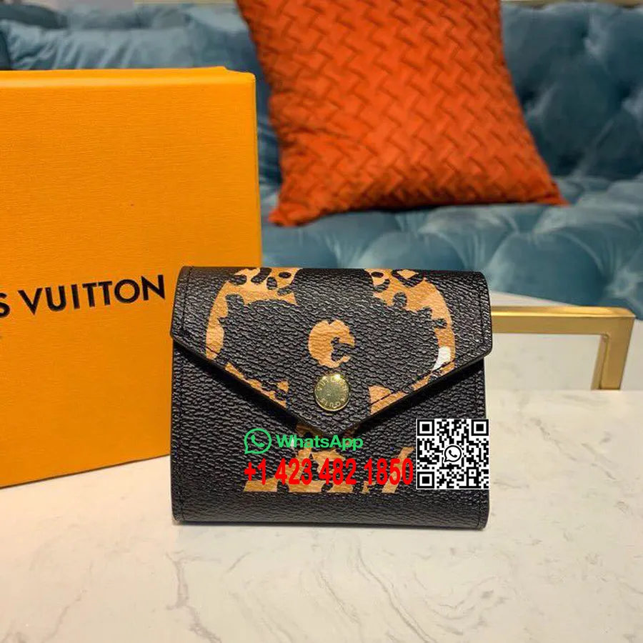 Louis Vuitton Zoe Peňaženka 10cm Monogram Geant Plátno Kolekcia Jar/leto 2019 M62933, čierna