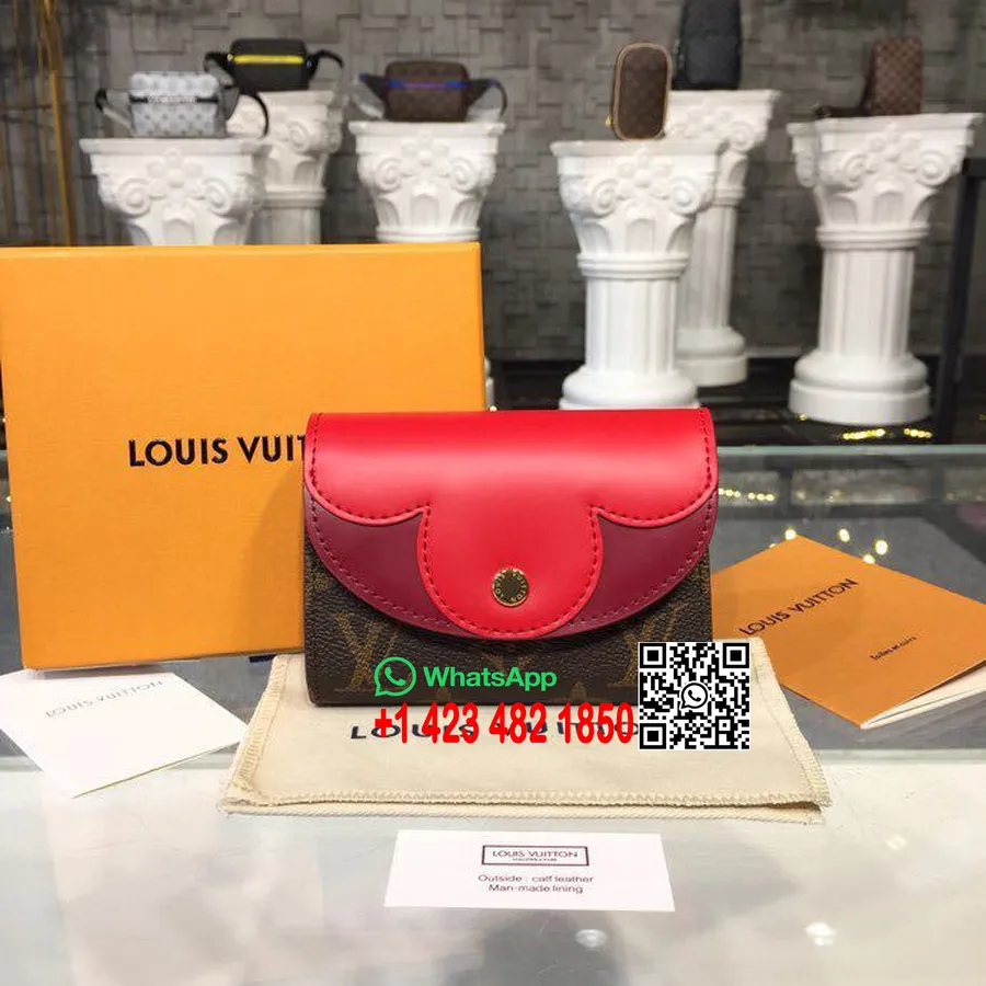 Portafoglio Louis Vuitton Victorine Tela Monogramma Collezione Primavera/estate 2018 M41938, Rosso