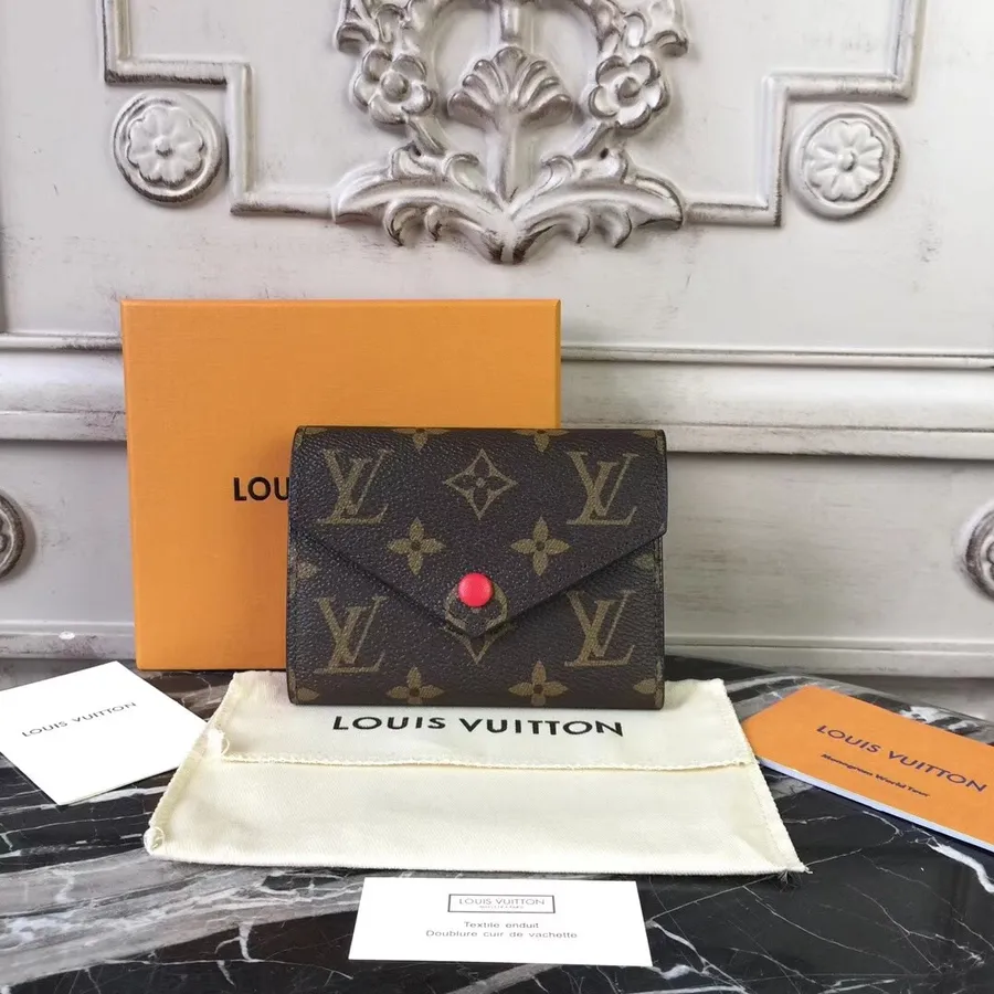 Portafoglio Louis Vuitton Victorine Tela Monogram Collezione Primavera/estate 2018 M41938 Ciliegia