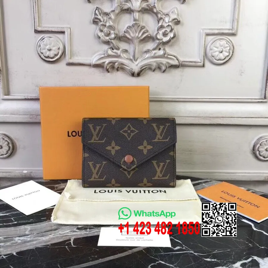 Louis Vuitton Portafoglio Victorine Tela Monogramma Collezione Primavera/estate 2018 M41938 Taupe Glace