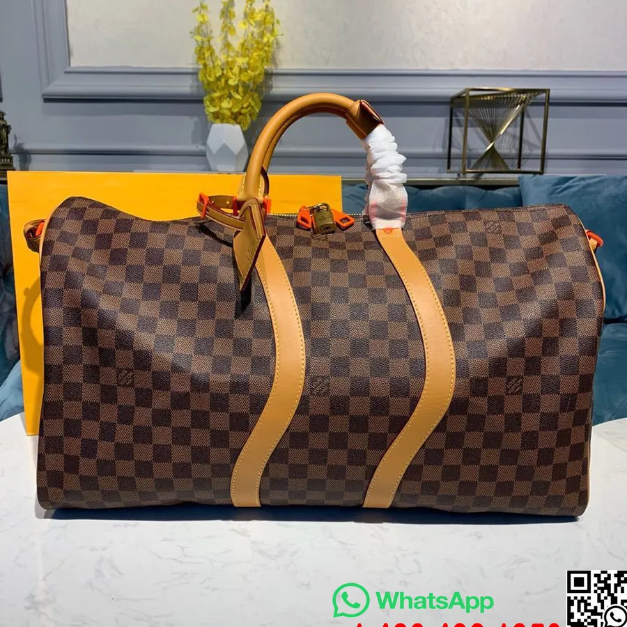 Louis Vuitton Keepall Bandouliere 50 Cm Monogram Canvas Colectia Toamna/iarna 2019 M44474, Maro