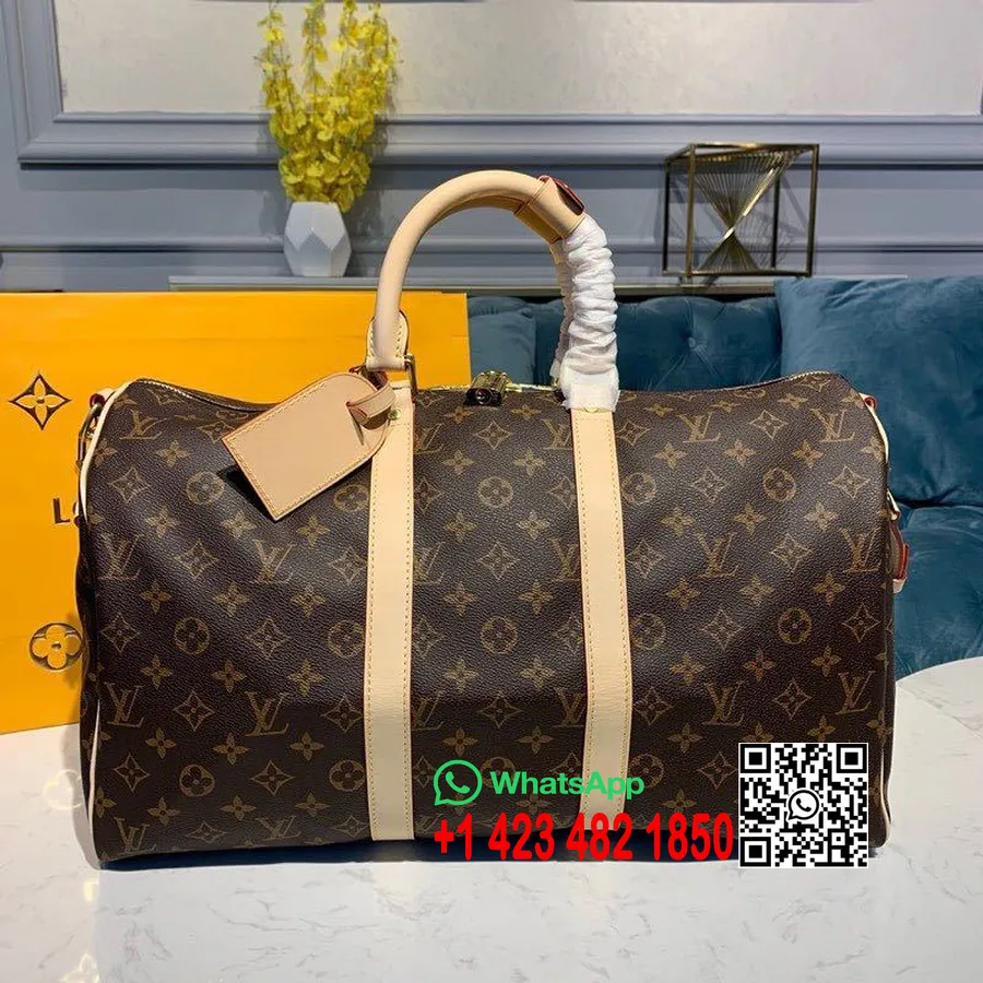 Louis Vuitton Keepall Bandouliere 45cm Monogram Canvas Colectia Toamna/iarna 2019 M41418, Maro