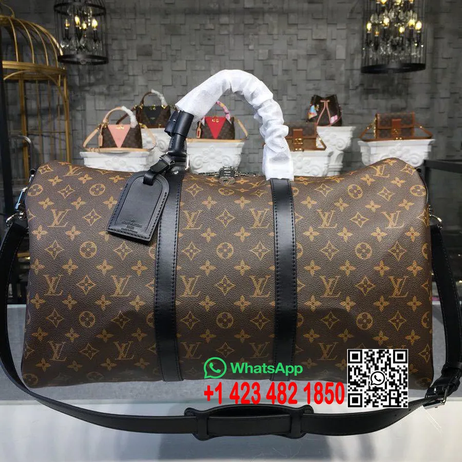 Louis Vuitton Keepall Bandouliere 50cm Monogram Canvas Colectia Toamna/iarna 2019 M56714, Maro