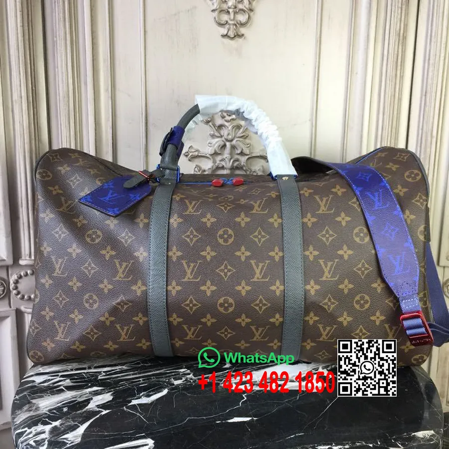 Louis Vuitton Keepall 50 Cm Monogrammas Audekls Rudens/ziemas 2019 Kolekcija M43857, Brūns