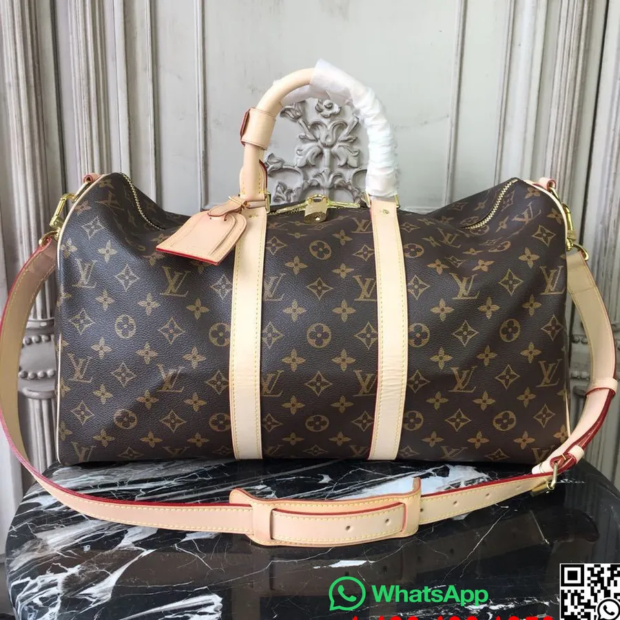 Louis Vuitton Keepall Bandouliere 45cm Monogram Platno Kolekcija Jesen/zima 2019. M41418, Smeđa