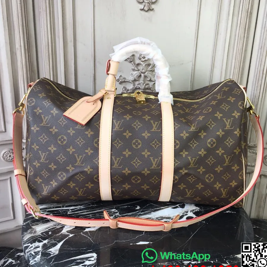 Louis Vuitton Keepall Bandouliere 50 Cm Monogram Tuval Sonbahar/kış 2019 Koleksiyonu M41416, Kahverengi