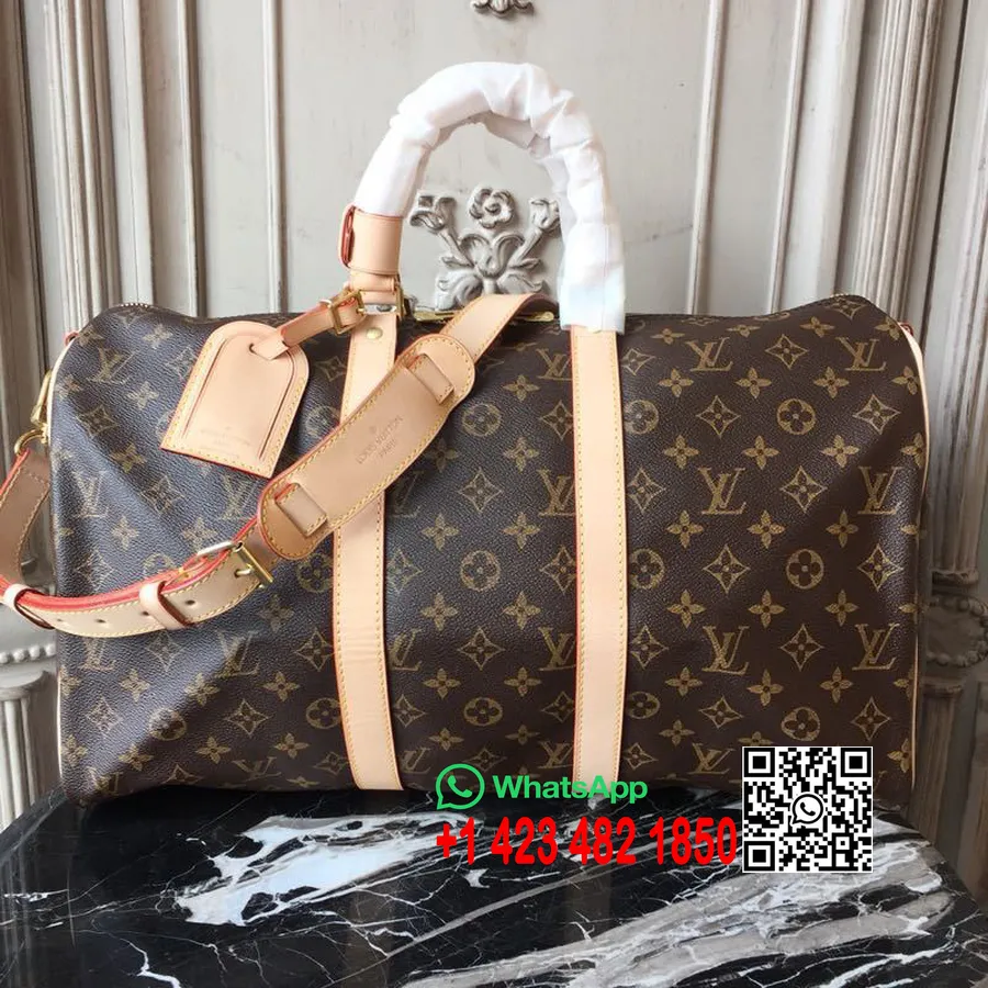 Louis Vuitton Keepall Bandouliere 45cm Monogram Canvas Colectia Toamna/iarna 2019 M41418, Maro