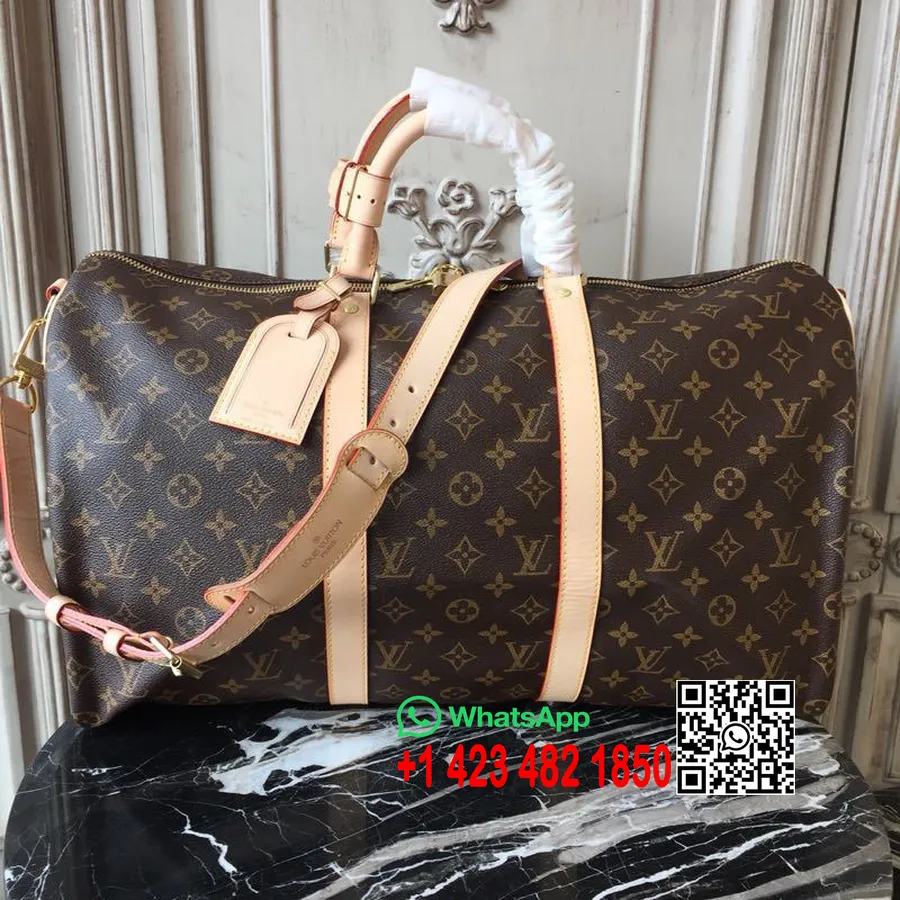 Louis Vuitton Keepall Bandouliere 50 Cm Monogram Canvas Colectia Toamna/iarna 2019 M41416, Maro