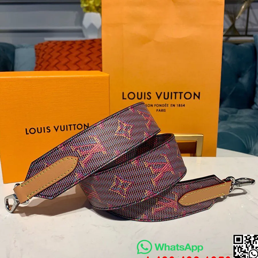 Louis Vuitton Bandouliere Taschenriemen 90 Cm Monogramm LV Pop Canvas Frühjahr/Sommer 2019 Kollektion J02470, Rot