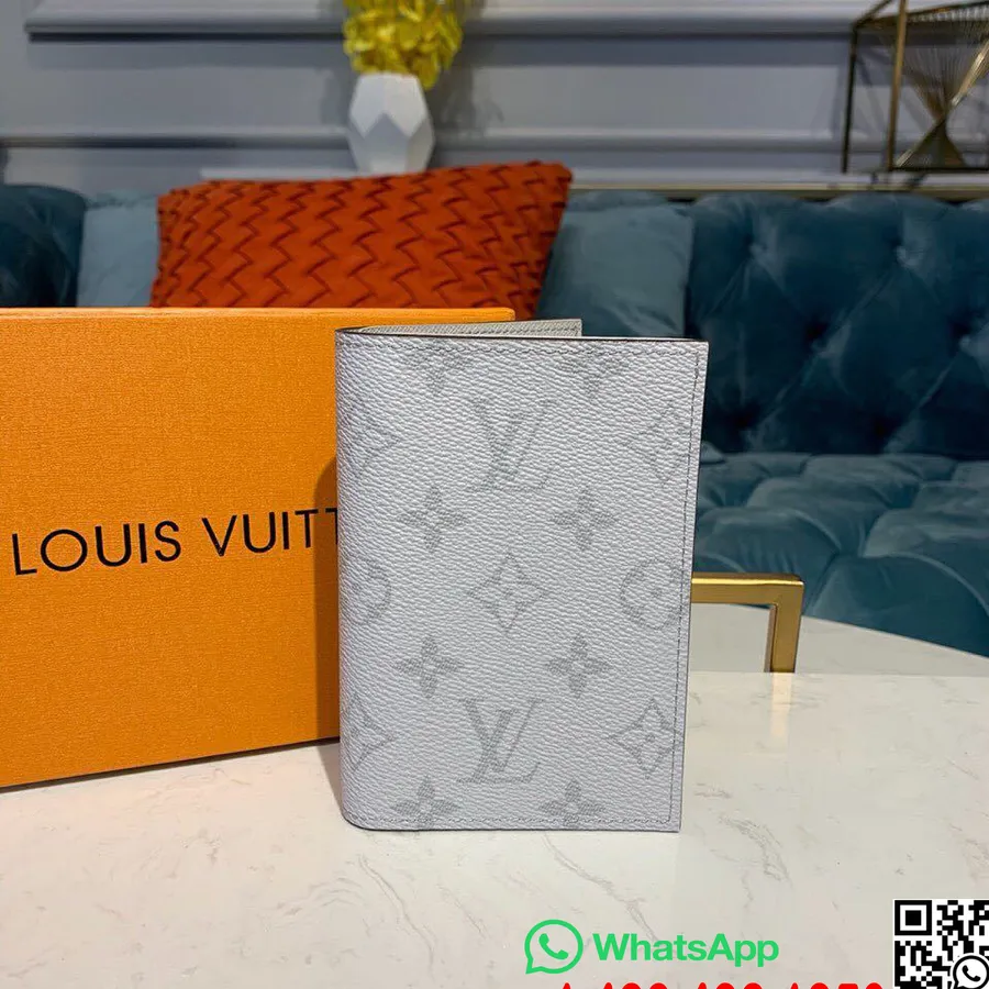 Louis Vuitton Paspoorthoes 15cm Monogram Canvas Lente/zomer 2019 Collectie M64501, Wit