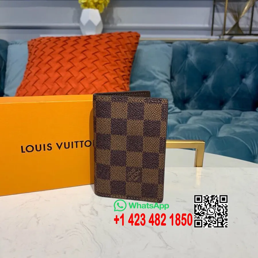 Louis Vuitton Zakorganizer 12 Cm Damier Ebene Canvas Lente/zomer 2019 Collectie M30301, Bruin