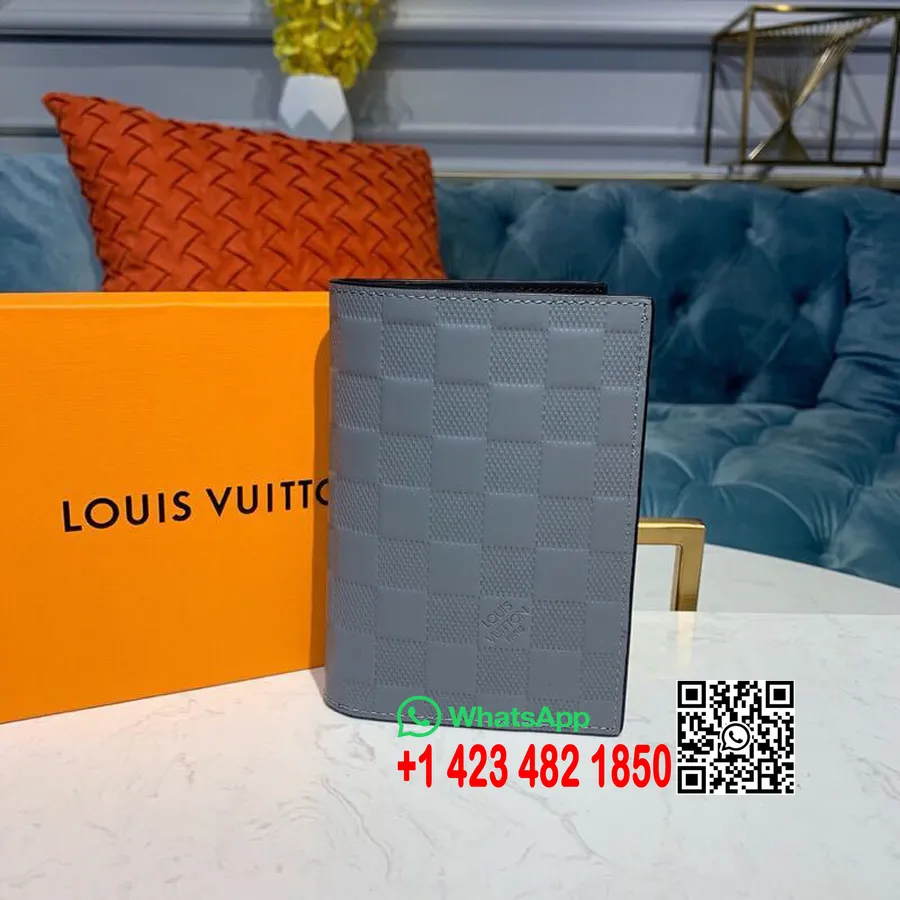 Louis Vuitton Pascover 14cm Damier Infini Canvas Forår/sommer 2019 Kollektion N60181, Grå