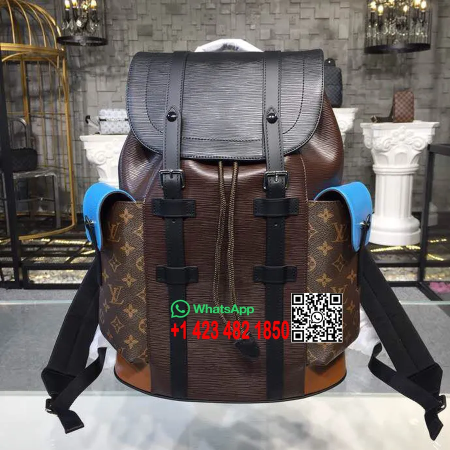 Geantă Rucsac Louis Vuitton Christopher Pm Epi Pânză Colecția Primăvară/vară 2018 M51458, Maro