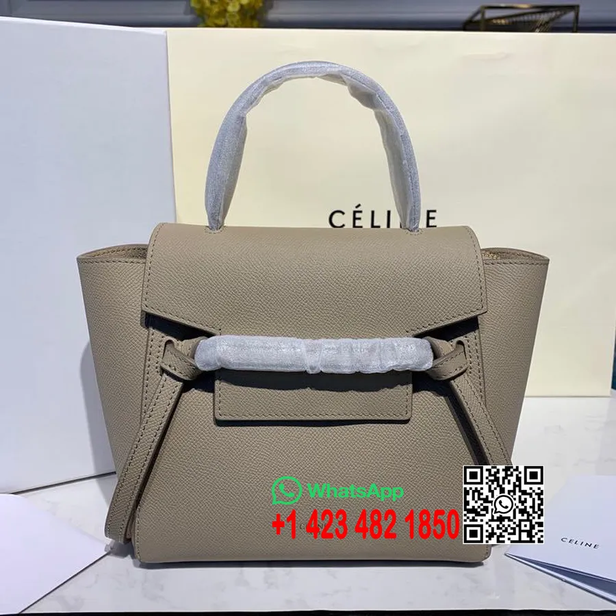 Marsupio Celine 20 Cm Pelle Di Vitello Hardware Dorato Collezione Primavera/estate 2020 Nudo