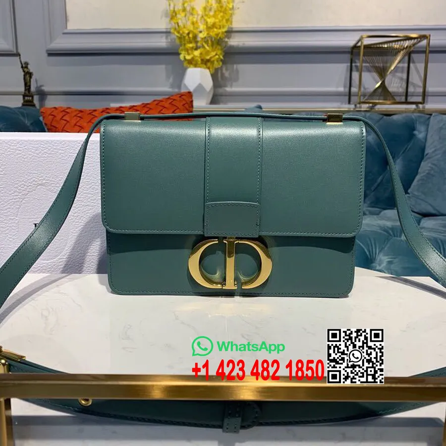 Christian Dior 30 Montaigne Táska 24cm Arany Hardver Báránybőr 2019 Tavaszi/nyári Kollekció, Zöld