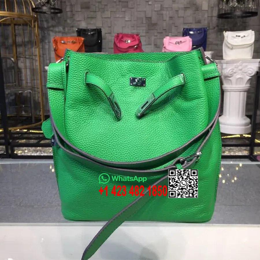 Bolso Hermes So Kelly Bolso De Piel De Becerro Togo De 26 Cm Herrajes De Paladio Cosidos A Mano, Bambú