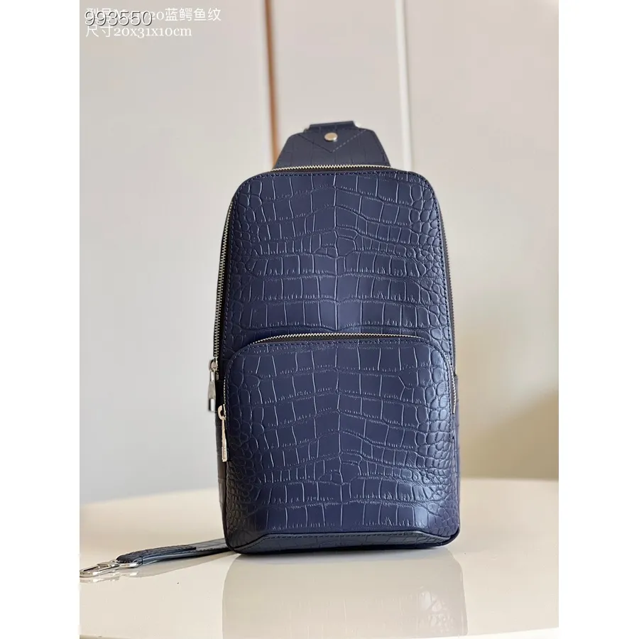 Louis Vuitton Avenue Rintareppu Reppu 31cm Vasikkanahkainen Nahka Kevät/kesä 2022 Mallisto M41720, Sininen