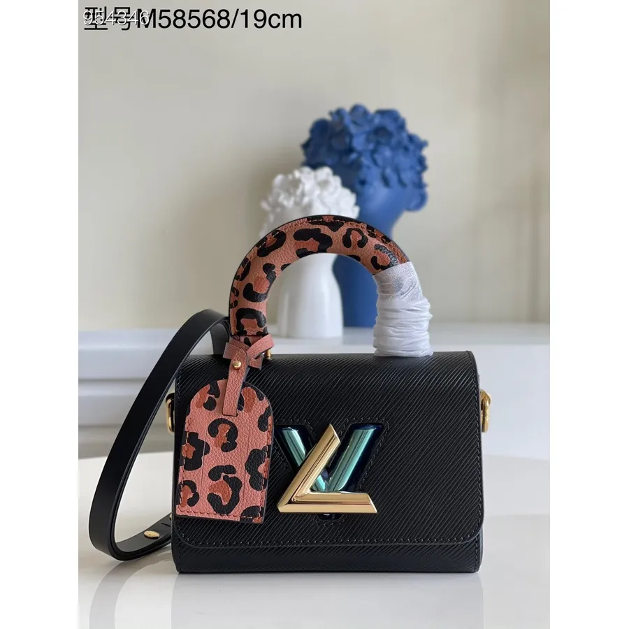 Louis Vuitton Borsa Wild At Heart Twist Pm 18cm Pelle Tela Epi Collezione Primavera/estate 2022 M58568, Nero