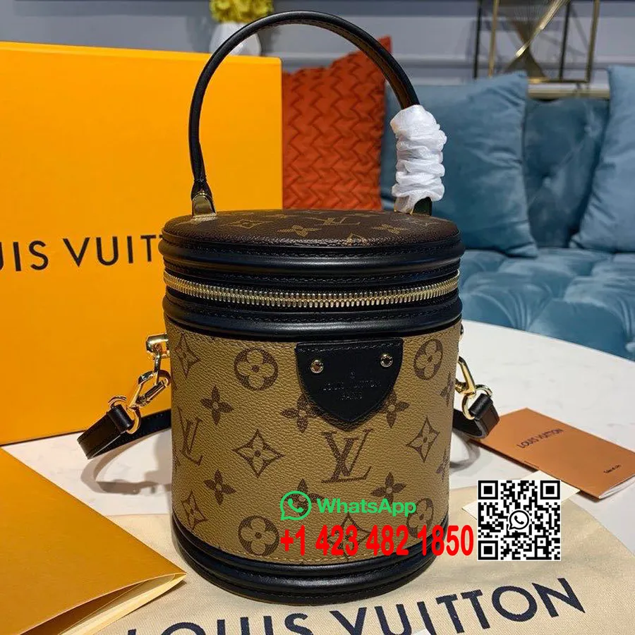 Louis Vuitton Cannes Tasche 16 Cm Monogram Reverse Canvas Frühjahr/Sommer 2020 Kollektion M44603, Braun