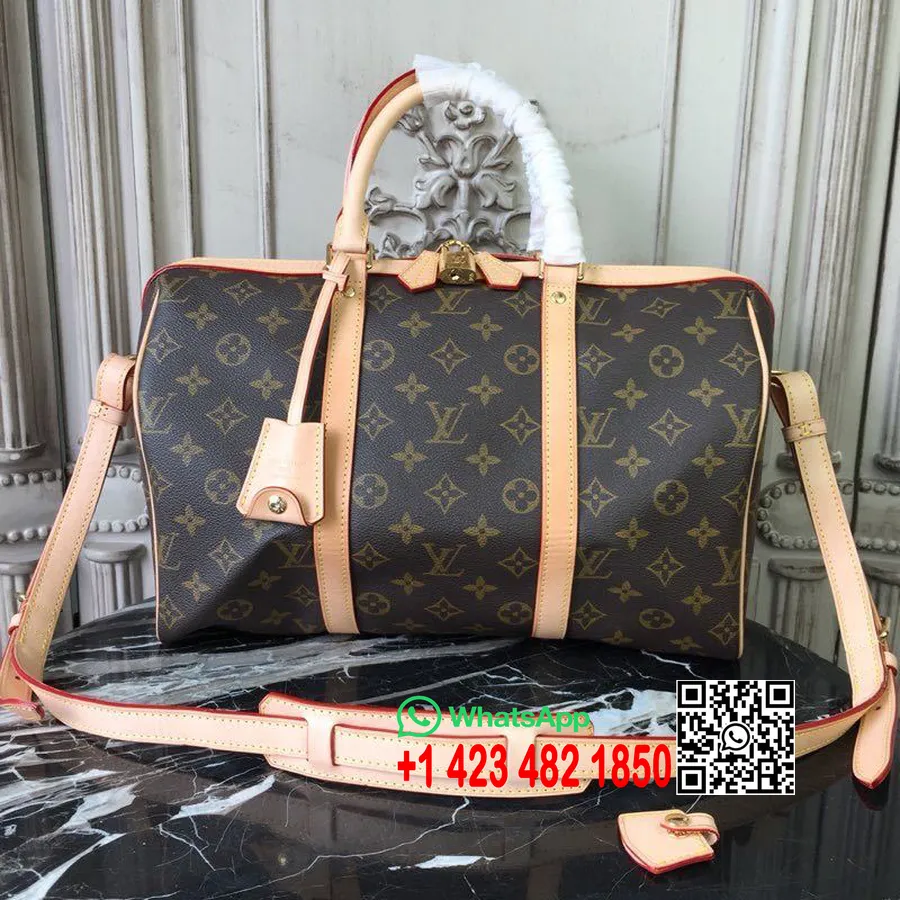 Louis Vuitton Speedy Keepall Bandouliere 35 Cm Tela Monogram Collezione Autunno/inverno 2019 M42426, Marrone