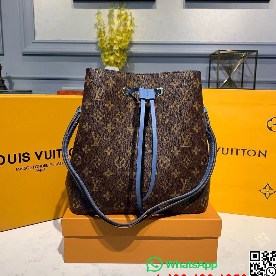 Louis Vuitton Sac Seau Neonoe Bb 26cm Toile Monogram Collection Automne/hiver 2019 M44021, Bleu Jean