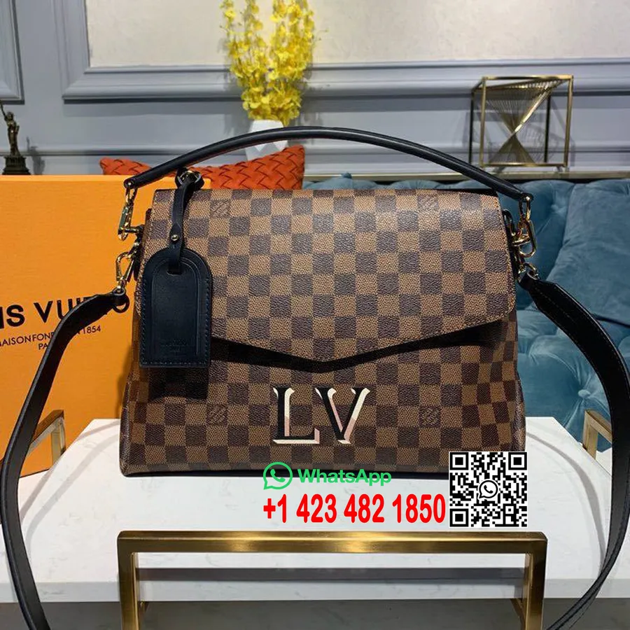 Louis Vuitton Beaubourg Mm 32 Cm Tasche Damier Ebene Canvas Frühjahr/Sommer 2020 Kollektion N40177, Noir