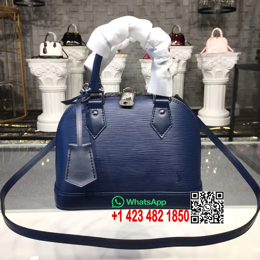 Louis Vuitton Alma BB Bag Epi Canvas Herbst/Winter 2019 Kollektion M53589, Marineblau