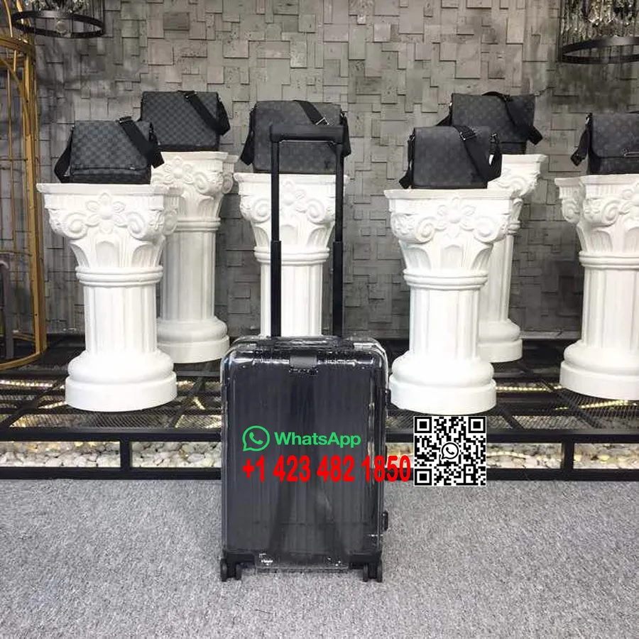 Rimowa X Off White Virgil Abloh Wielokołowa Walizka Z Twardą Aluminiową Ramą, Kolekcja Wiosna/lato 2018, Przezroczysta